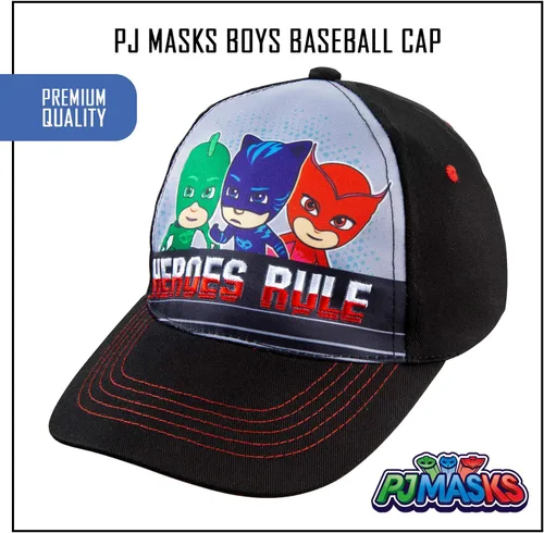 Vista 2 de PJ Masks Catboy, Gekko and Owlette - Gorra de béisbol para niños de 2 a 4 años