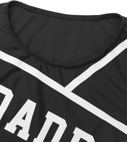 Vista 6 de Disfraz de colegialas para mujer, uniforme de animadora con papi, estampado de rol
