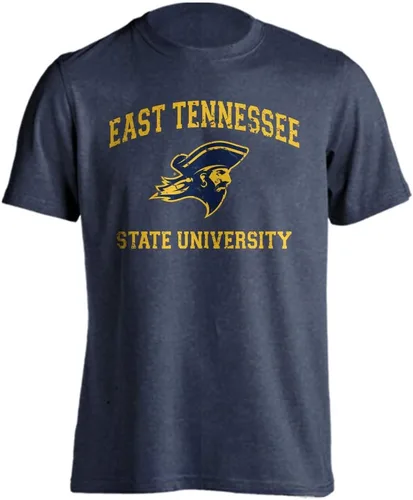 Vista 4 de Sport Your Gear NCAA Camiseta de manga corta retro con licencia oficial de aspecto desgastado para el día del juego, camiseta de espíritu deportivo