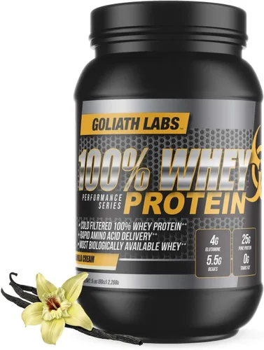 Vista 2 de Goliath Labs 100% Proteína de Suero en Polvo 4.5 kg (Galletas y Crema)