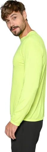 Vista 2 de Wave Runner Camisas de natación para hombre con protección solar UV, camisetas de entrenamiento de secado rápido para pesca, correr