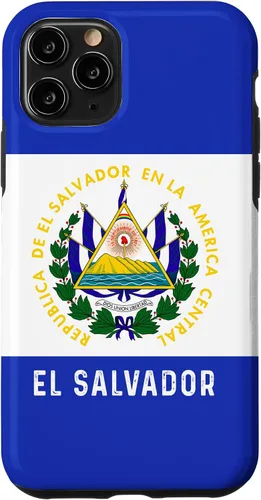 Vista 29 de El Salvador Carcasa de Teléfono Celulares Con Bandera Y Mapa - Carcasa para iPhone 17