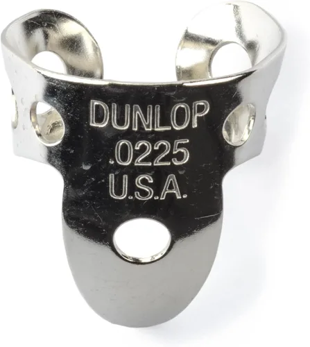 Vista 6 de Jim Dunlop 33P013 .013 pulgadas dedo de plata de níquel y thumbpicks