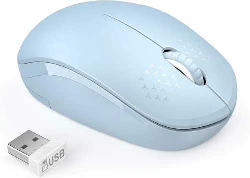 Vista 13 de Seenda - Ratón inalámbrico de 2.4G, con nanoreceptor USB, clic silencioso para computadora, portátil, PC, tableta, Mac - Negro