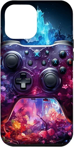 Vista 26 de Video Game Controller Gamer Funda para iPhone 17 para niños, adolescentes y hombres amantes