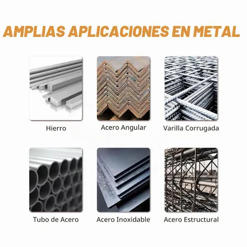 Vista 7 de Muelas abrasivas de 4 1/2 pulgadas para metal y acero inoxidable, disco de molienda para amoladora angular de 4-1/2 pulgadas x 1/4 pulgadas x 7/8