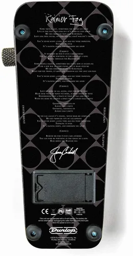 Vista 7 de Dunlop JC95B Jerry Cantrell Rainier Fog Cry Baby Wah Bundle con 2 cables de conexión MXR y 2 cables de instrumento (JC95Bbundle)
