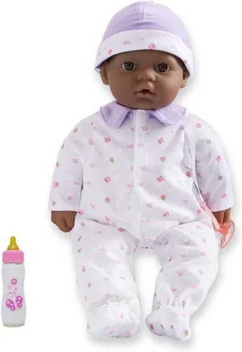 Vista 9 de JC Toys, La Baby, muñeca bebé de 16 pulgadas, cuerpo suave y lavable, color azul, con accesorios, para niños de 12 meses en adelante, diseñada por