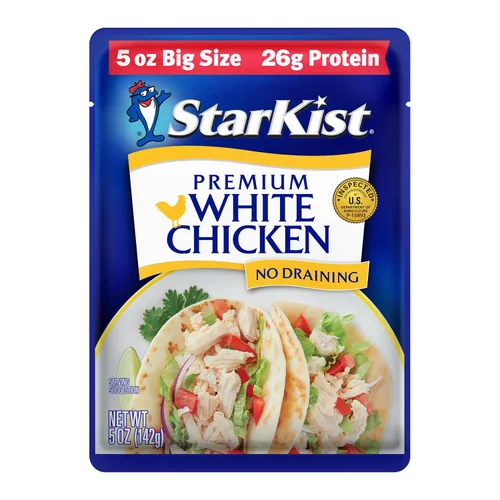 Vista 15 de StarKist Pollo blanco premium, bolsa de 2.6 onzas, paquete de 1