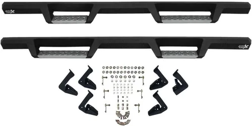 Vista 4 de Westin 56-113352 HDX - Barras de paso de acero inoxidable para F-250 F-350 F-450 F-550 Super Duty Crew Cab 1999-2016, par negro texturizado