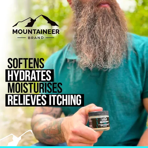 Vista 4 de El Bálsamo Mágico para la Barba de la marca Mountaineer: Un bálsamo totalmente natural para acondicionar la barba, 1