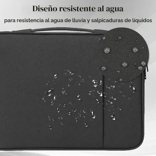 Vista 5 de ProElife Funda para MacBook Air de 15 pulgadas M5 M4, mango retráctil Negro