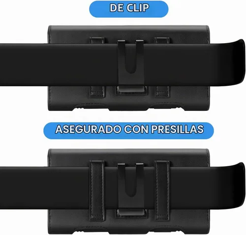 Vista 5 de Mopaclle Funda de teléfono para Galaxy Z Fold 6 Z Fold 5 Z Fold 4 Z Fold 3 Funda con clip para cinturón, funda de cuero con clip para cinturón
