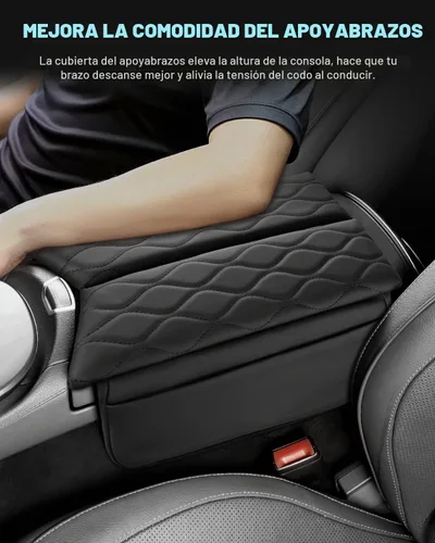 Vista 6 de Karltys - Funda de consola central para Mercedes Benz Clase E W213 2017-2023, CLS 450 C257 2019-2023, protector de reposabrazos de piel sintética