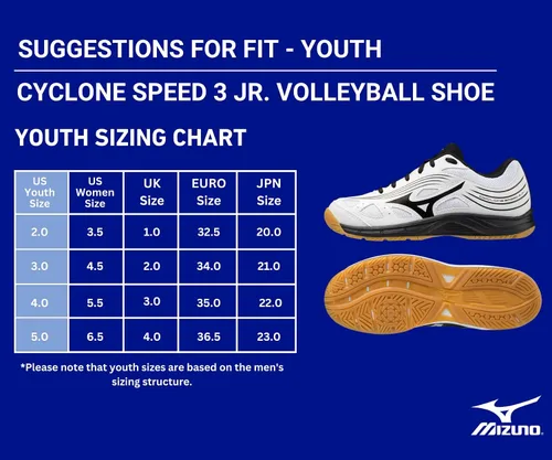 Vista 6 de Mizuno Zapatillas Cyclone Speed 3 Junior para mujer-Negro-Plata