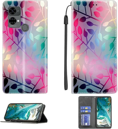 Vista 9 de Aroepurt Funda para UMIDIGI G1 Plus compatible con UMIDIGI G1 Plus Funda para teléfono Funda de piel sintética con función atril magnética CPT15