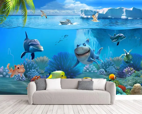 Vista 13 de Papel tapiz espacial 3D para dormitorio, murales de pared extra grandes para sala de estar, 151 x 105 pulgadas (no se puede despegar ni pegar)
