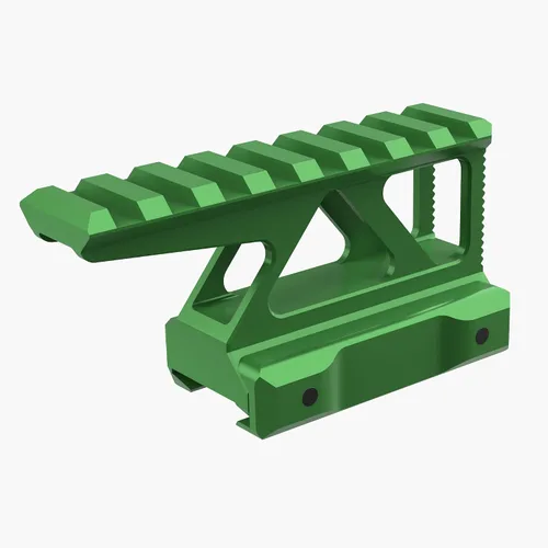 Vista 10 de Picatinny Rail Riser Mount 1.50" Altura 3.5" Largo 8-Slot (YZ150-8)