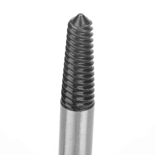 Vista 3 de Juego de extractor de pernos, herramienta de extracción de tornillos, 5 pernos oxidados de acero al cromo vanadio para corrección de rosca