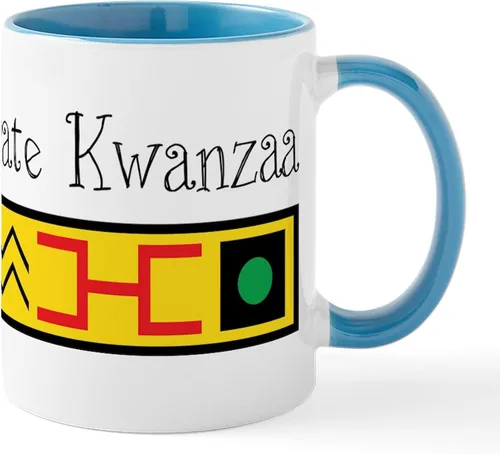 Vista 13 de CafePress Celebrate Kwanzaa - Taza de café de cerámica de 11 oz (11.0 fl oz)