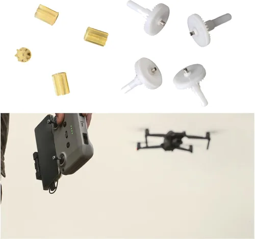 Vista 2 de kowaku 8 piezas de engranajes de motor de drones y engranajes grandes 36T, piezas de reparación de juguetes RC Quadcopter para accesorios E88Pro E88
