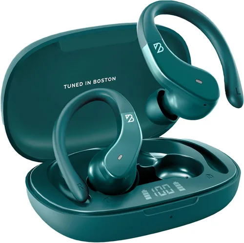 Vista 8 de Back Bay Audio - Auriculares inalámbricos Bluetooth para corredores de Back Bay Audio, con gancho para colocar sobre la oreja, graves profundos