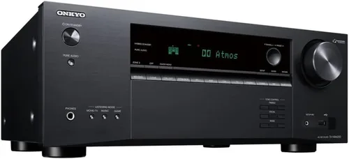 Vista 3 de Onkyo TX-NR6050 Receptor AV inteligente de cine en casa de red de 7.2 canales 8K/60, 4K/120Hz