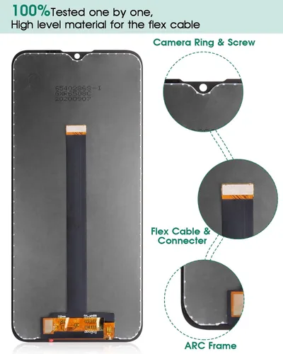 Vista 6 de Reemplazo de pantalla para Moto One Fusion para Moto One Fusion Pantalla LCD para XT2073 XT2073-2 Pantalla táctil Digitalizador Asamblea piezas