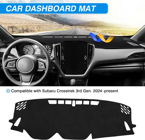 Vista 4 de CARTIST Cubierta para salpicadero para CrossTrek 2024 2025 2026 Cubierta de salpicadero para accesorios Crosstrek Alfombra antideslizante Protector