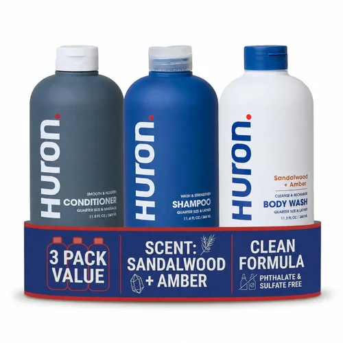 Vista 13 de Huron Champú + acondicionador para todo tipo de cabello; paquete de 2