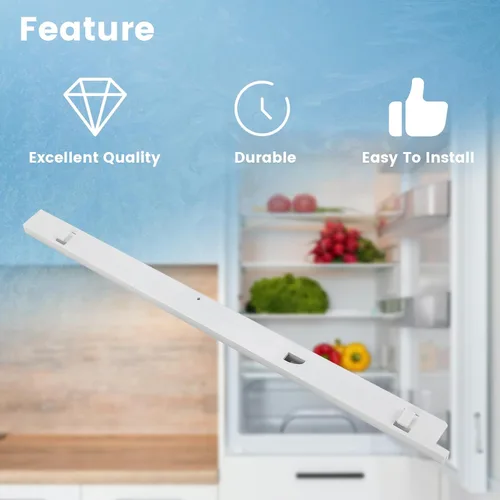 Vista 3 de HECASA 240530701 - Percha para frigorífico (derecha), riel deslizante compatible con Frigidaire Refrigerador Reemplazo para AP2116590 240460501