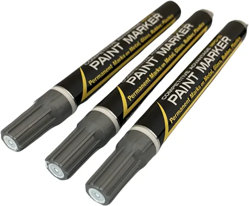 Vista 16 de Marcador de pintura esmaltada de ventaja competitiva MPD Permanente Impermeable Resistente a los rayos UV Blanco
