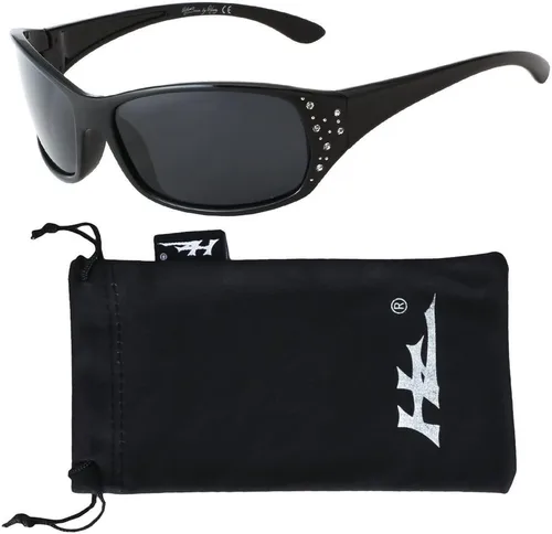 Vista 12 de Gafas de sol polarizadas para mujer - Gafas de sol de moda premium - Gafas de sol de diseño Elettra serie HZ para mujer