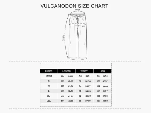Vista 6 de Vulcanodon 2 Pack Mens PlushWarmPajama Pants, Fluffy Soft Fleece Sleep Pant with Pockets Lounge Pj Bottoms for Men