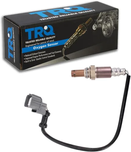 Vista 224 de TRQ Sensor de Oxígeno O2 de 4 Hilos de Banda Estrecha Compatible con VW Atlas 2.0L 2018-21, VW GTI 2.0L 2016-18, Audi A3 Quattro 2.0L 2015-18, VW