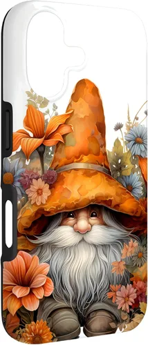 Vista 3 de Happy Fall Gnome Autumn Leaves Case for iPhone 17