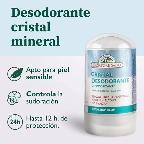 Vista 2 de Desodorante Potasio Alumbre 60 Gr