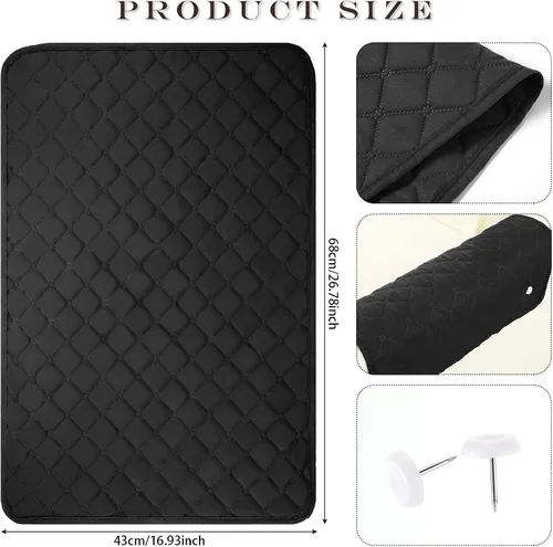 Vista 3 de Moukeren Protector de reposacabezas reclinable, 3 piezas, para silla reclinable, fundas de sofá, silla, protector de cabeza para muebles de sofá
