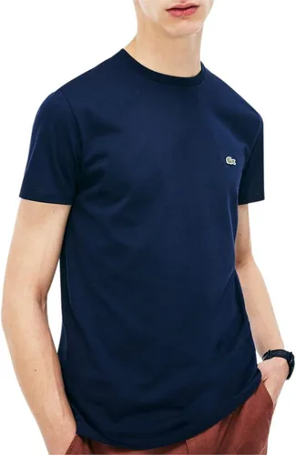 Vista 8 de Lacoste Crew Neck Pima Camiseta de algodón para hombre