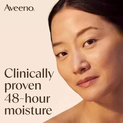 Vista 3 de Paquete de hidratante para piel sensible de Aveeno, Gel facial hidratante Calm + Restore de avena, 1.7 oz, y crema hidratante diaria