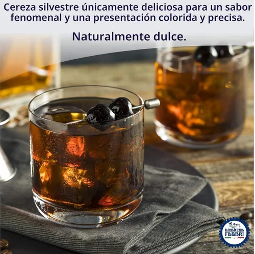 Vista 7 de Fabbri Amarena - Cerezas silvestres en almíbar, sin gluten, sin OMG, veganas, 21 onzas Sin gluten, sin OMG, vegano, úsalo como guarnición