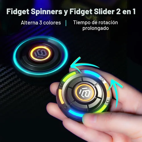 Vista 2 de INNÔPLUS Fidget Spinner, Juguetes Fidget para Adultos, Juguetes Fidget para 8 Años en Adelante, Juguetes TDAH Alivio del Estrés Regalos Gadgets