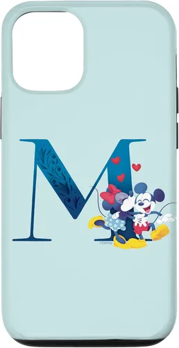 Vista 25 de iPhone 11 Pro Max Disney Alphabet Monogram Letter M para Funda de Mickey y Minnie Mouse