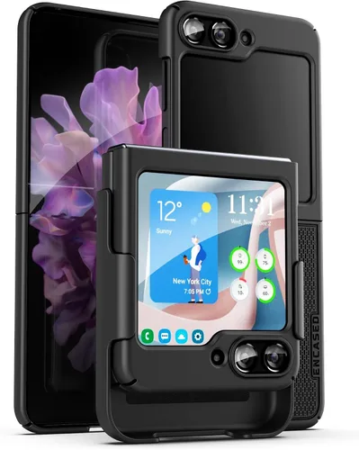 Vista 9 de Encased Funda de cinturón para Samsung Galaxy Z Flip 3 con clip de funda serie DuraClip (Z Flip3)