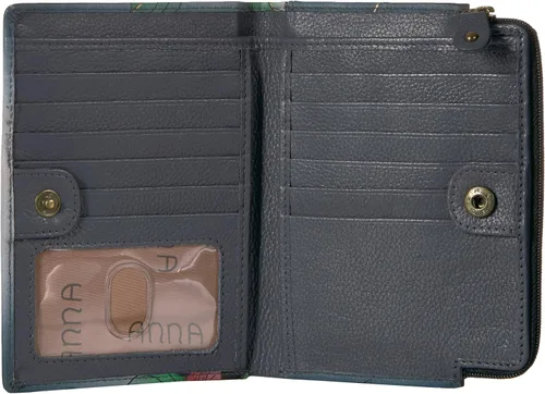 Vista 4 de Anna By Anuschka Cartera de mano de cuero genuino pintada a mano para mujer