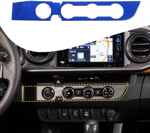 Vista 10 de Lcojicep Cubierta de panel de botón de aire acondicionado, accesorios de automóvil compatibles con Tacoma 2016-2020