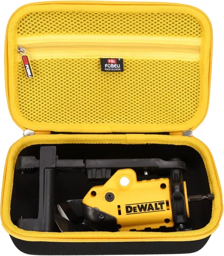 Vista 4 de FBLFOBELI Funda rígida de viaje compatible con tijeras de metal DEWALT DWASHRIR, bolsa protectora de almacenamiento (solo funda)