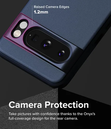 Vista 6 de Ringke Onyx - Funda compatible con Google Pixel 8 Pro [Navy] + cristal de cámara compatible con Google Pixel 8 Pro