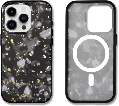 Vista 24 de Sonix Funda para iPhone 15 Pro Compatible con MagSafe Probada contra caídas de 10 pies Transparente