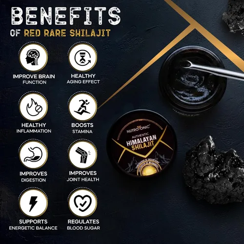 Vista 2 de NutroTonic Auténtico Shilajit del Himalaya El más potente 60 días secado al sol 40X Nano filtrado 86.7% ácido fúlvico, 8.7% ácido húmico